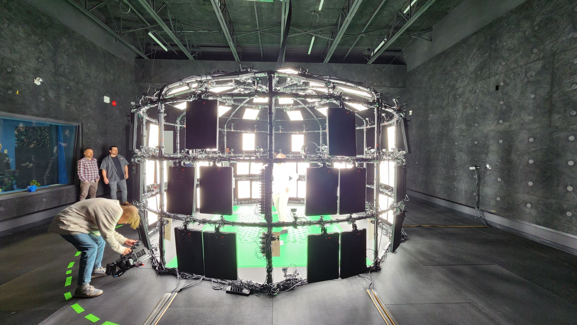 Capture studio in production