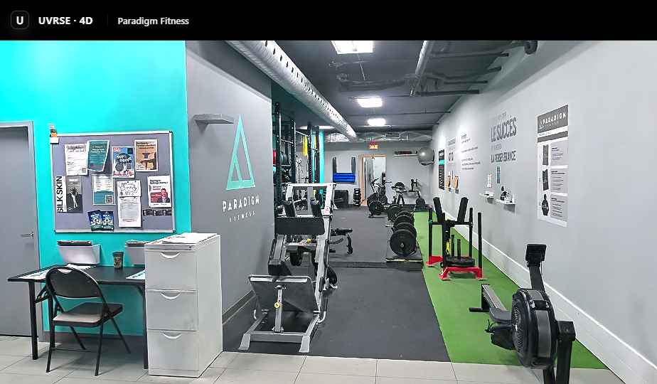 Paradigm Fitness — walkable space twin