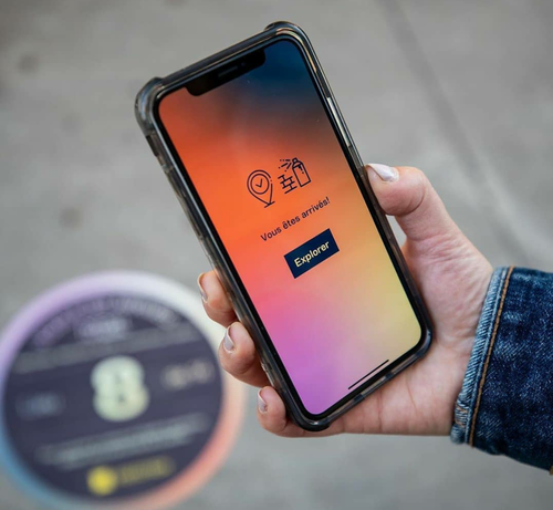 In-venue immersive AR experience deployed in a Desjardins branch